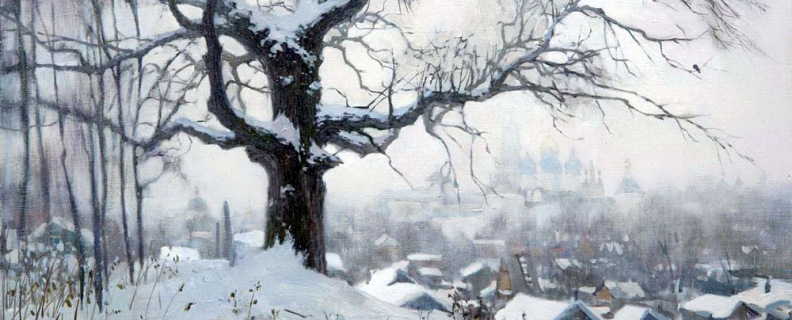 Полюбил бы я зиму да. Снег Иннокентия Анненского картины.